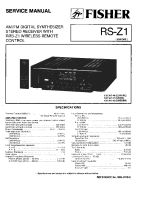Fisher RSZ-1 - Service Manual 